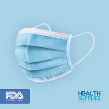 Load image into Gallery viewer, 2,000 3-Ply Disposable Face Masks ($0.24/Mask) Free Fast Shipping