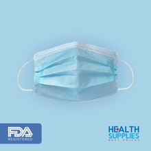 Load image into Gallery viewer, 1,000 3-Ply Disposable Face Masks ($0.24/Mask) Free Fast Shipping