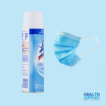 Load image into Gallery viewer, BUNDLE: Lysol Disinfectant Spray &amp; 3-Ply Disposable Face Masks - LIMITED QUANTITY
