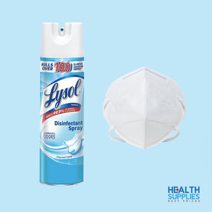 BUNDLE: Lysol Disinfectant Spray & KN95 Face Masks - LIMITED QUANTITY